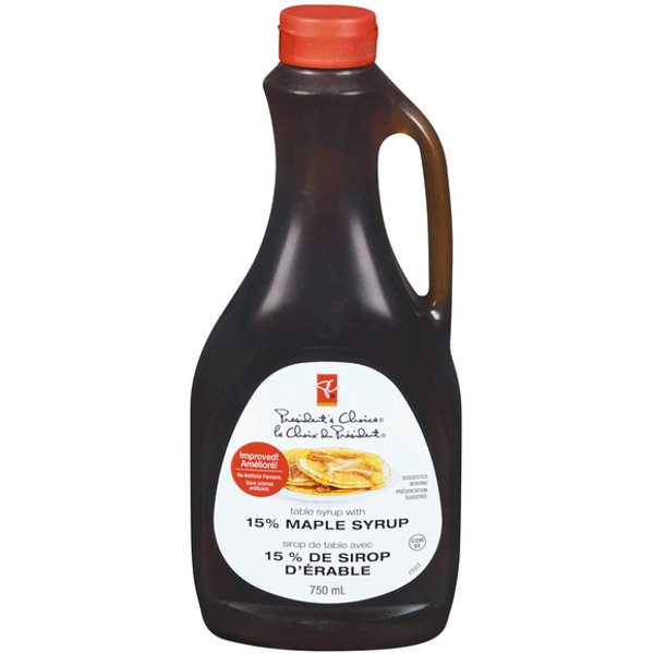 President's Choice Table Blended Syrup
