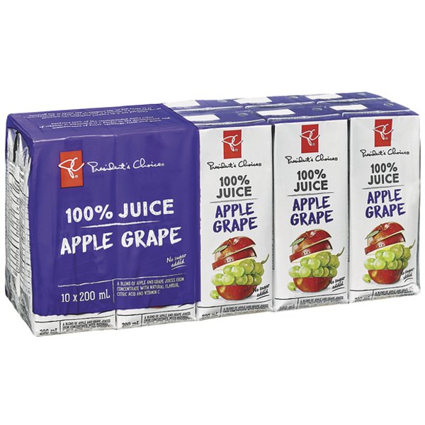 President's Choice 100% Apple Grape Juice