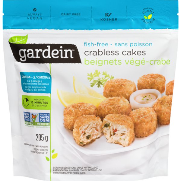 Gardein Frozen Crabless Cakes