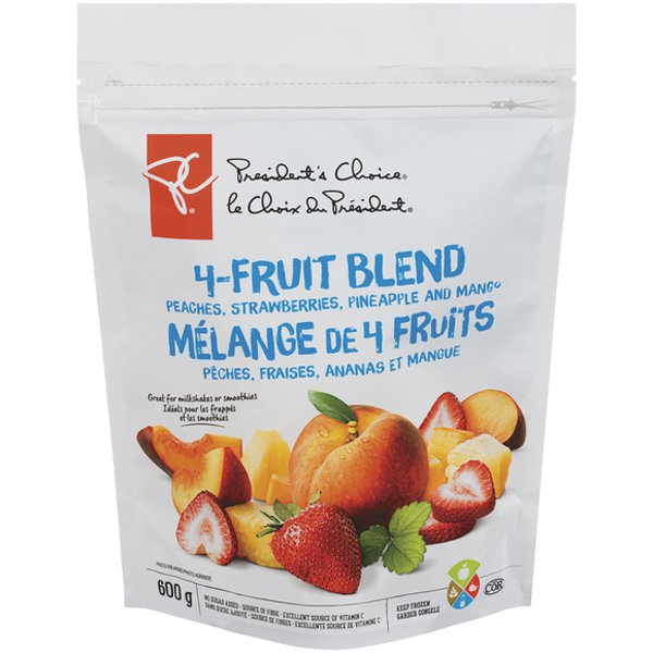 Presidents Choice Four Fruit Blend