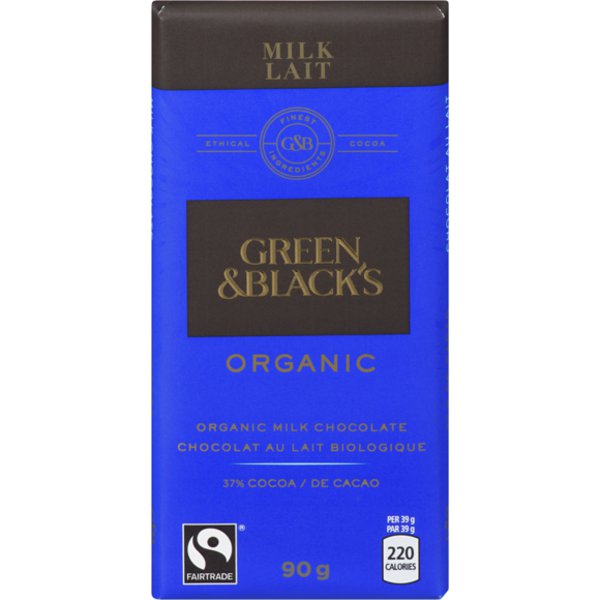 Green & Blacks Organic Milk Chocolate Bar