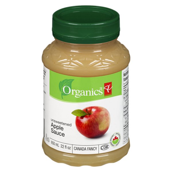 President's Choice Organics Unsweetened Applesauce