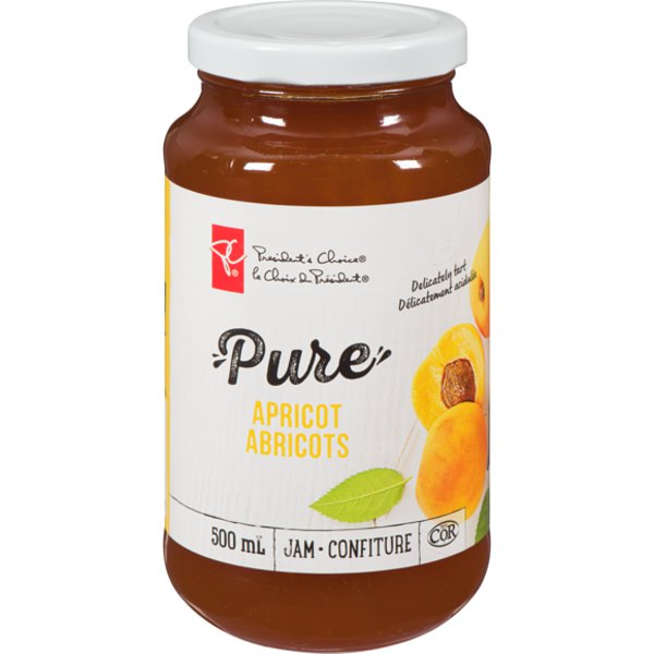 Presidents Choice Pure Apricot Jam