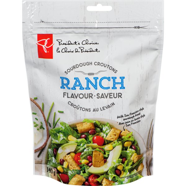 Presidents Choice Ranch Croutons
