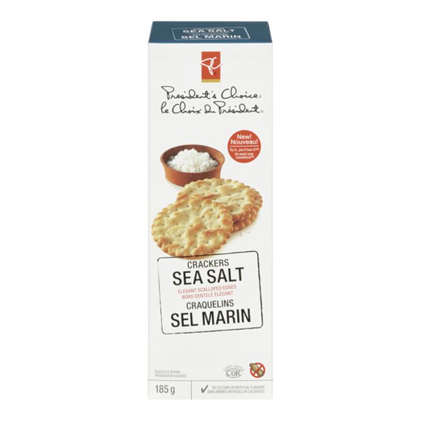 President's Choice Sea Salt Scalloped Crackers