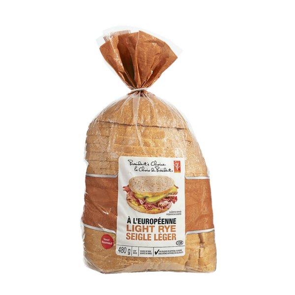 Presidents Choice Light Rye Loaf
