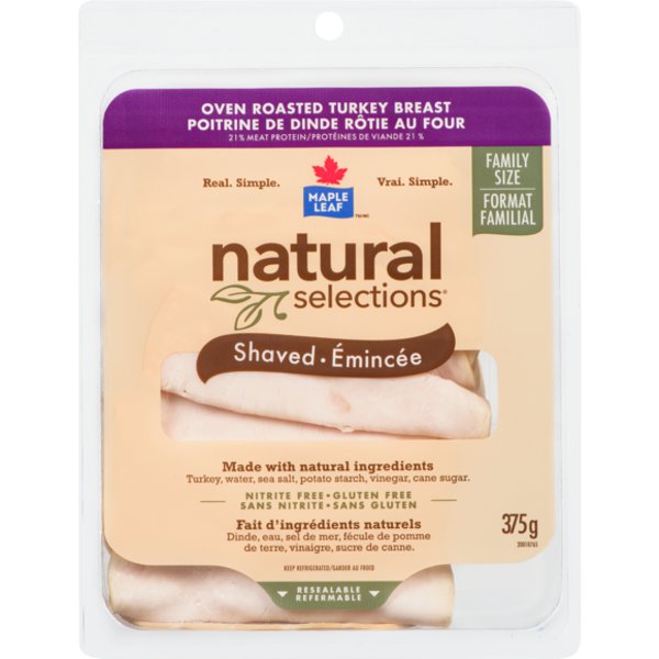 Maple Leaf Natural Selections Turkey Breast Cp