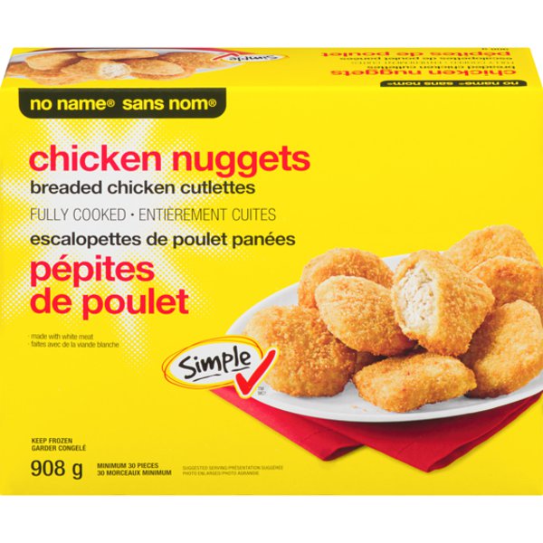 No Name Fully Cooked Chicken Nuggets