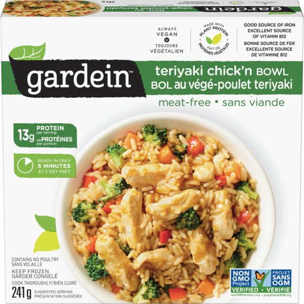 Gardein Teriyaki Chicken Bowl