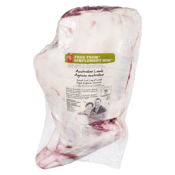 Presidents Choice Frozen Short Cut Leg of Lamb