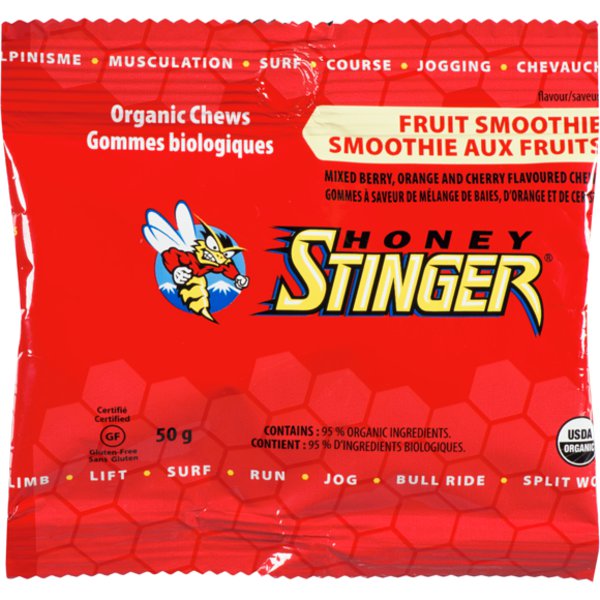 Honey Stinger Organic Fruit Smoothie Energy Chews