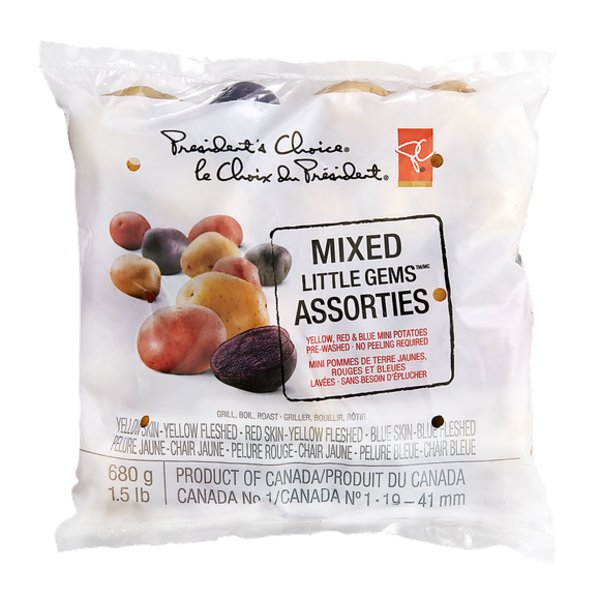Presidents Choice Mini Mixed Potato