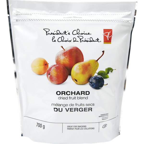 Presidents Choice Orchard Dried Fruit Blend