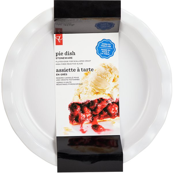 Presidents Choice Regular Blue Pie Plate