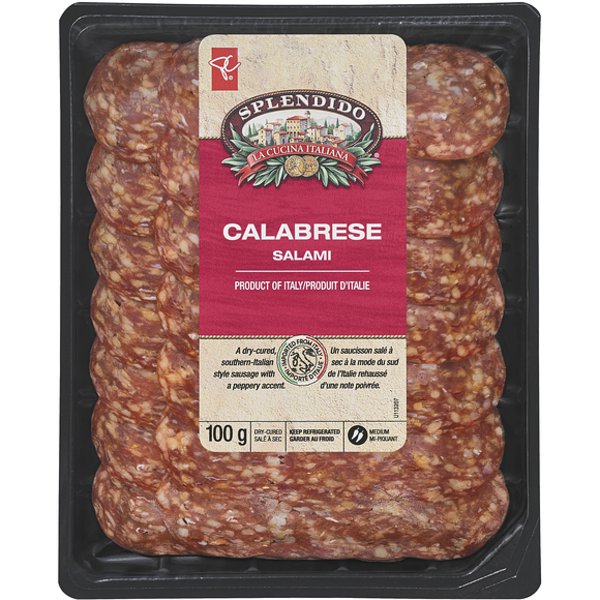 Presidents Choice Splendido Calabrese Salami