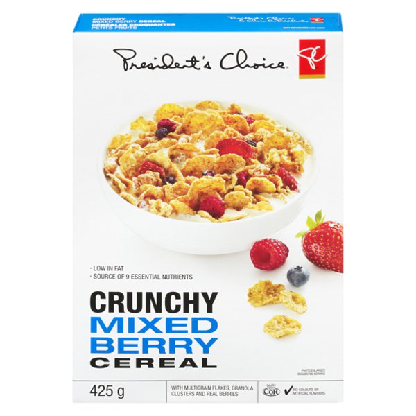 President's Choice Crunchy Mixed Berry