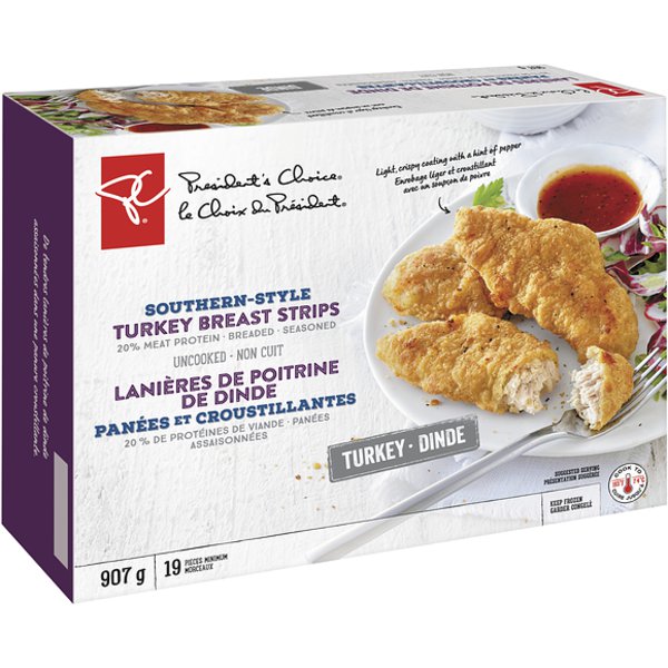Presidents Choice Breaded Southern Style Turkey Breast Strip