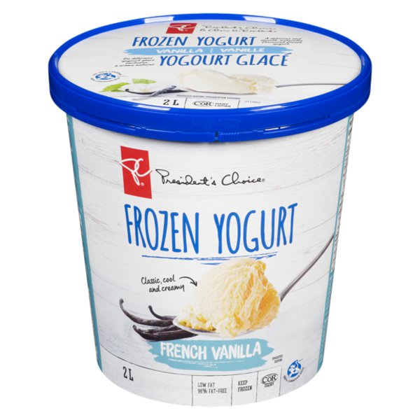 Presidents Choice French Vanilla Frozen Yogurt