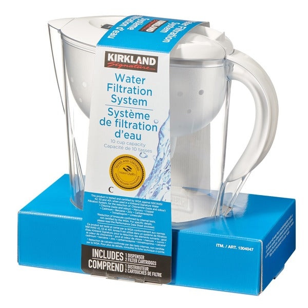 Kirkland Signature Water Filter Pitcher With 2 Filters Coastal Connection