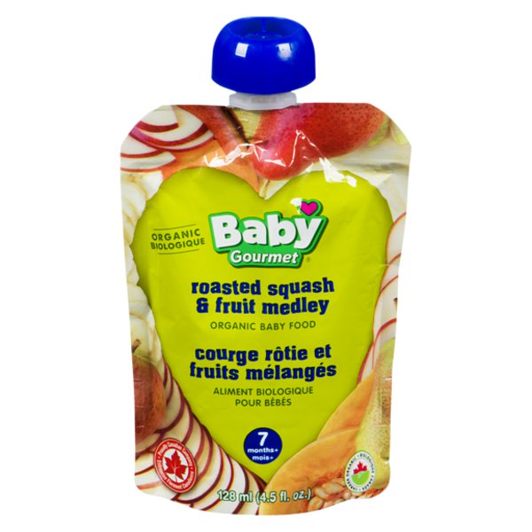Baby Gourmet Roasted Squash & Fruit Medley Organic Stage 2 Baby Food