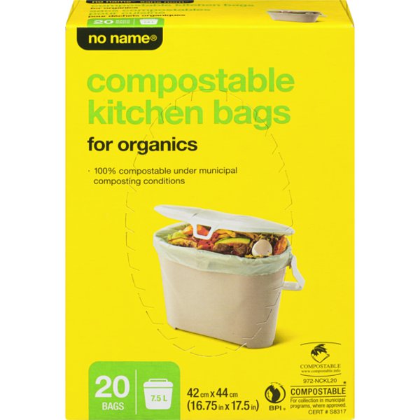 No Name Kitchen Compostable Liner