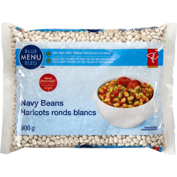 Presidents Choice Blue Menu Navy Beans