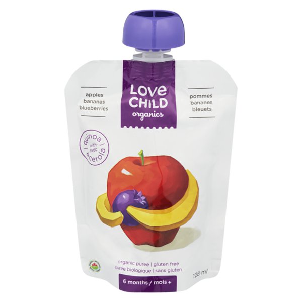 Love Child Organics Apples, Bananas & Blueberries