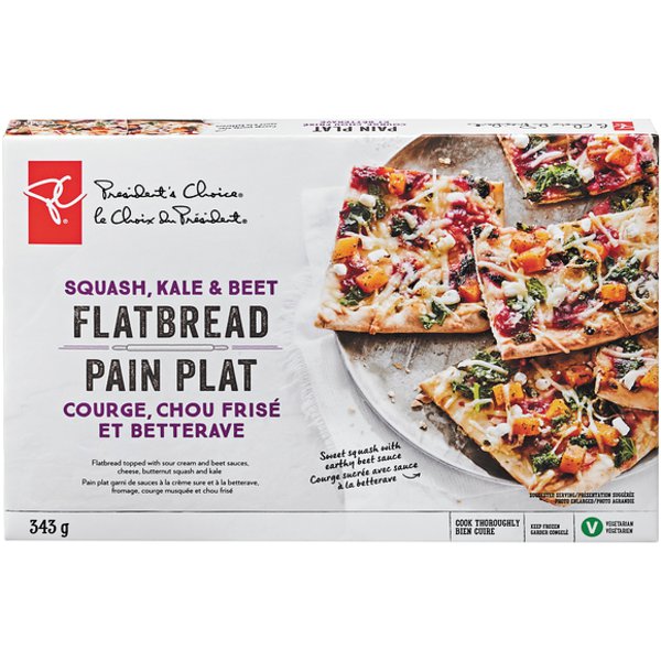 Presidents Choice Kale Squash Flatbread