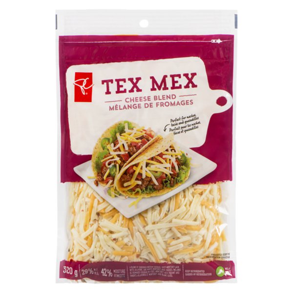 President's Choice Tex Mex Shredded Cheese Blend