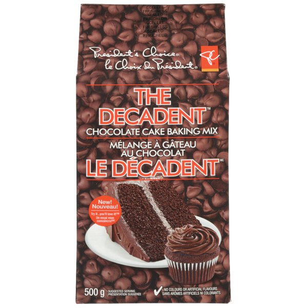 President Choice Decadent Chocolate Cake Mix