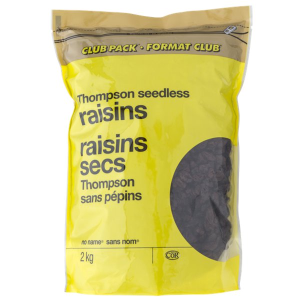 No Name Thompson Seedless Raisins Cp