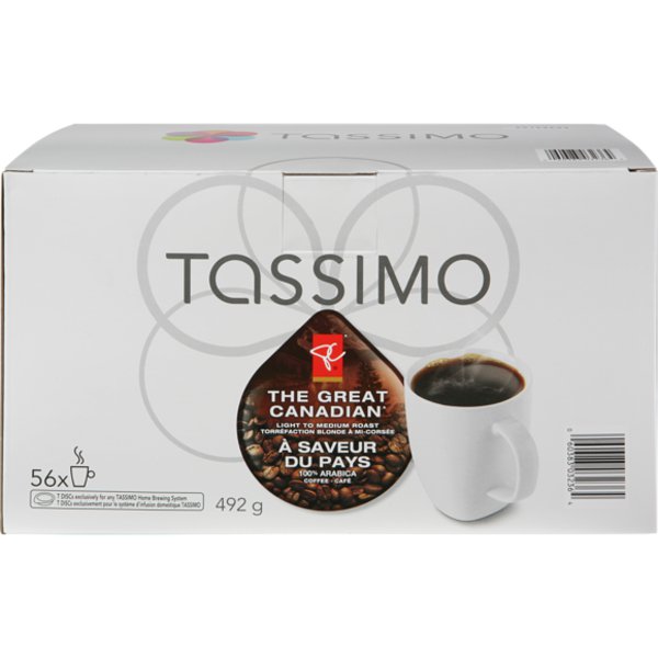 Presidents Choice Regular Great Canadian Tassimo