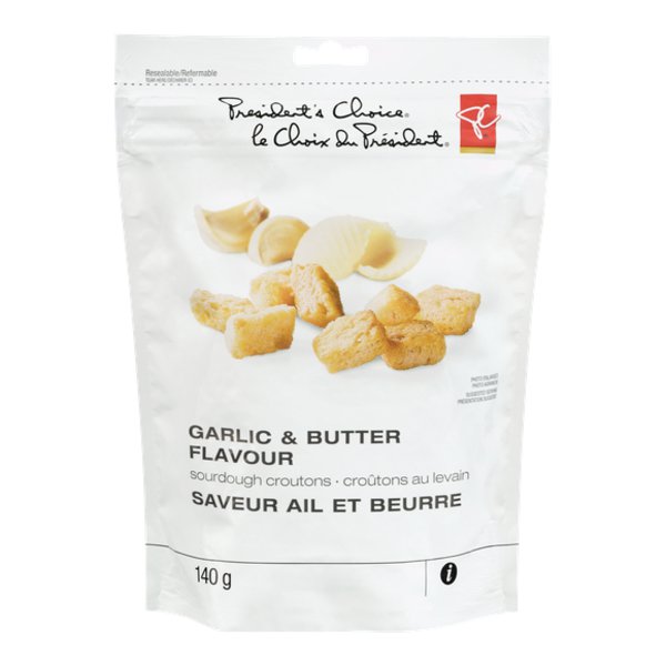 Presidents Choice Garlic & Butter Croutons