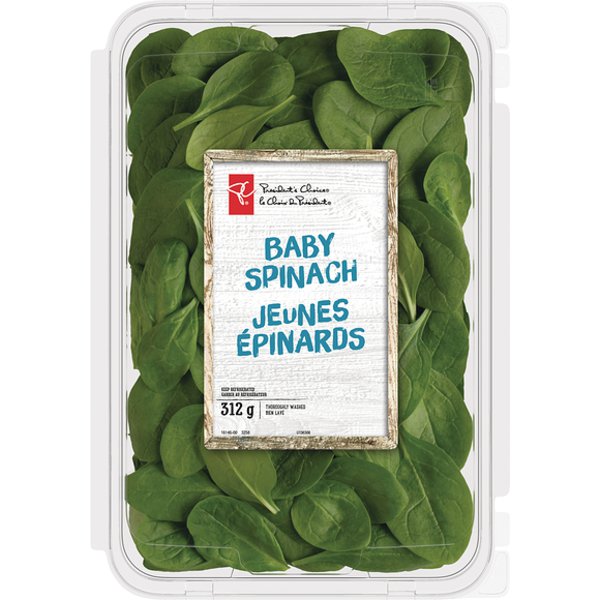 Presidents Choice Baby Spinach