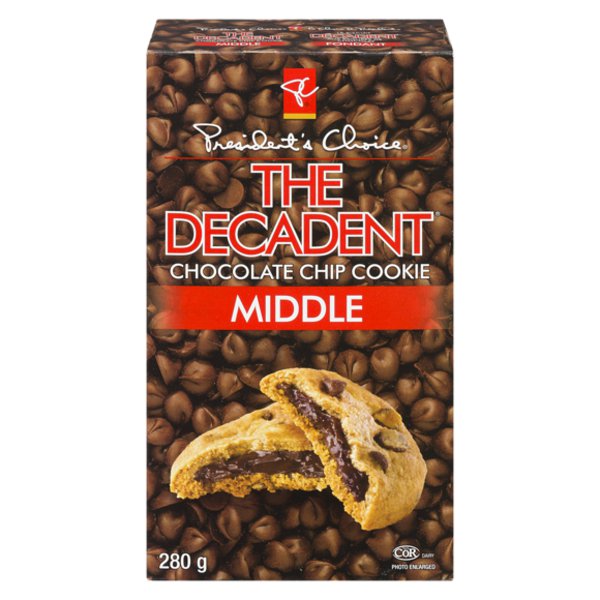 President's Choice The Decadent Chocolate Chip Middles Cookies