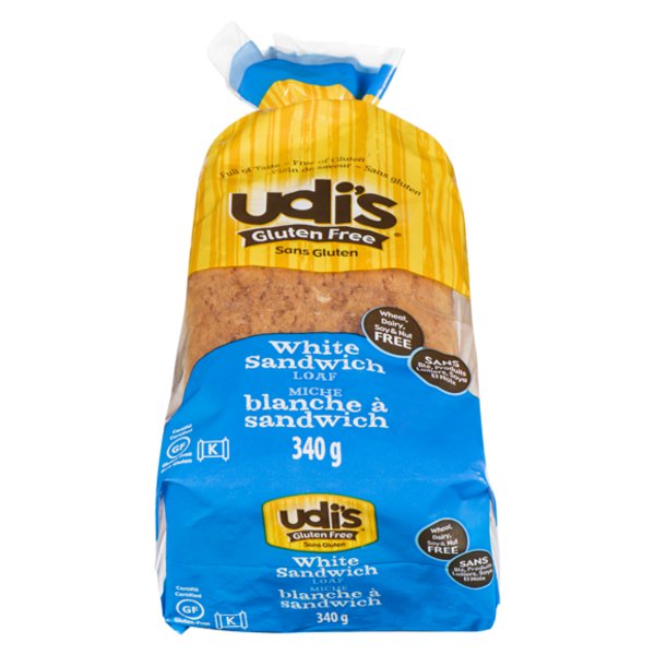 Udis Gluten Free Bakery Whole Sandwich Bread