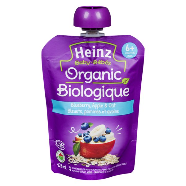 Heinz Organic Blueberry Apple Oats Pouch