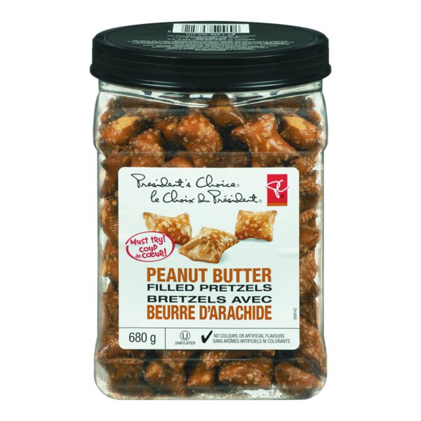 President's Choice Regular Peanut Butter Filled Pretzels