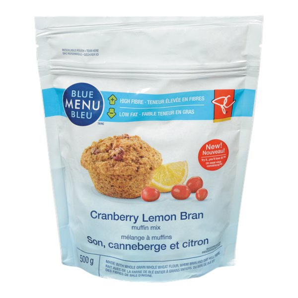 Presidents Choice Blue Menu Cranberry Lemon Muffin Mix