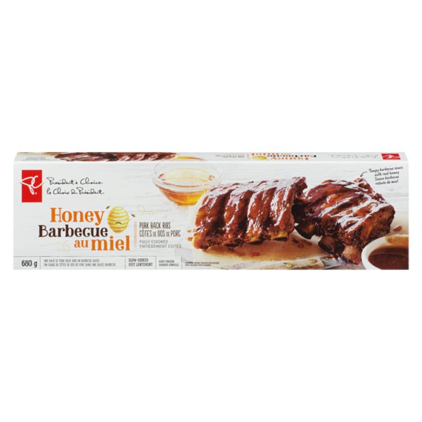 Presidents Choice Pork Back Ribs With Honey Barbecue
