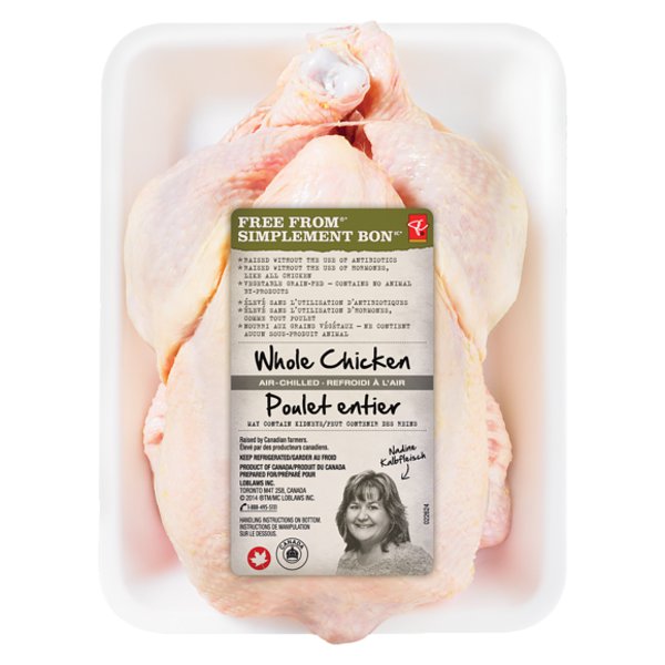 Presidents Choice Free From Whole Chicken