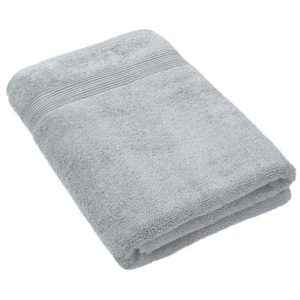 PC Organics Icy Grey Cotton Bath Towel