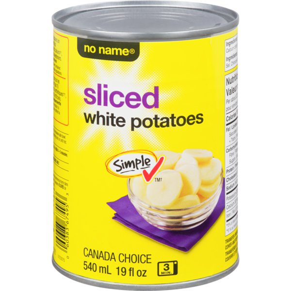 No Name Sliced White Potatoes