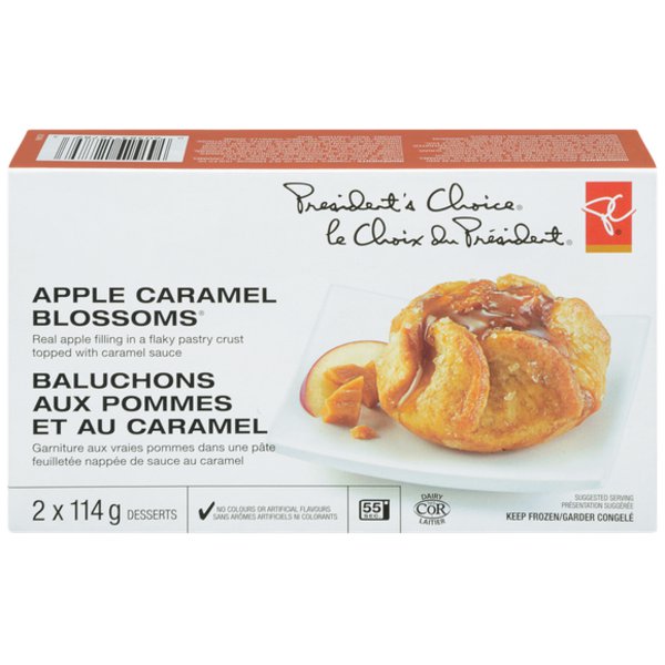 President's Choice Apple Caramel Blossoms Desserts