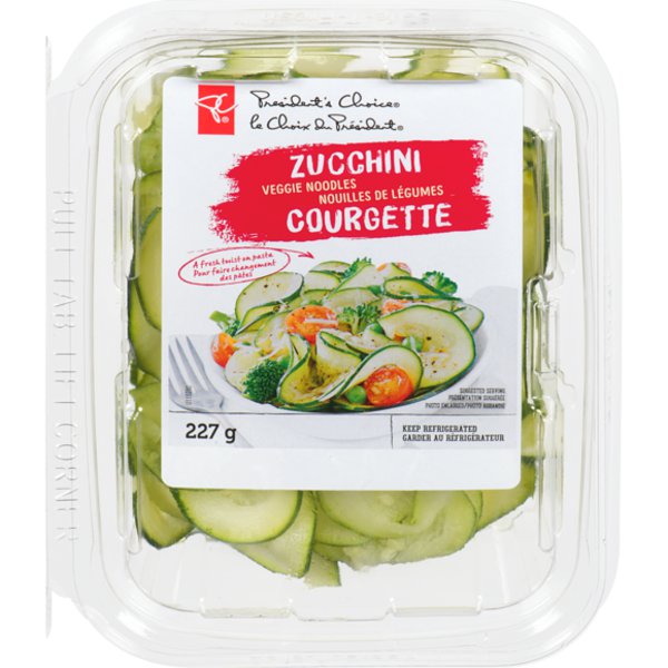 Presidents Choice Zucchini Vegetable Noodles