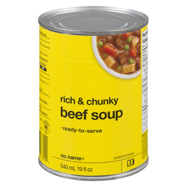 No Name Rich Chunky Beef Soup