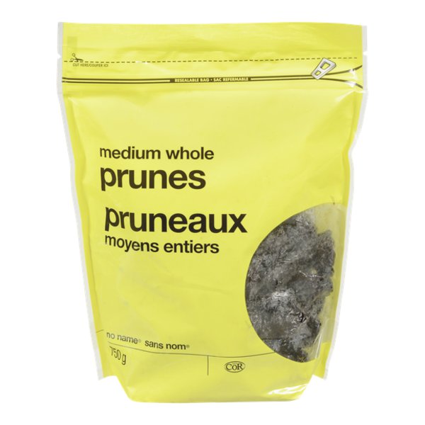 No Name Medium Whole Prunes