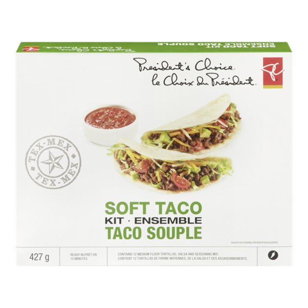 Presidents Choice Soft Taco Kit