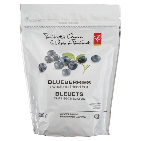 President Choice Regular Dried Blueberries