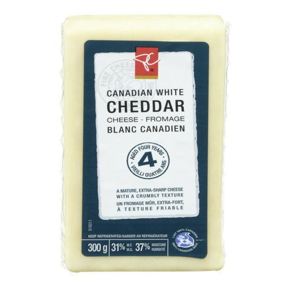 Presidents Choice 4 Year Old White Cheddar Cheese